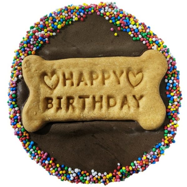 Carob Happy Birthday Dog Biscuit