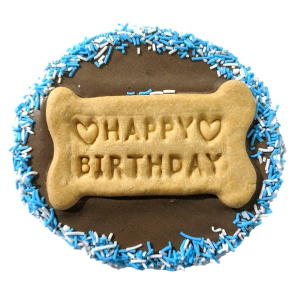 Carob Happy Birthday Dog Biscuit - Image 3