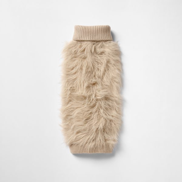 Snooza Wear Fur Knit Jumper in Ecru - Image 6