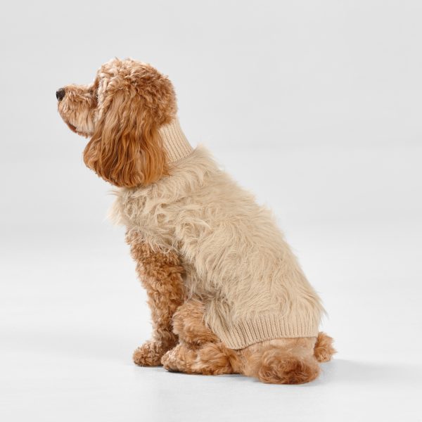 Snooza Wear Fur Knit Jumper in Ecru - Image 2